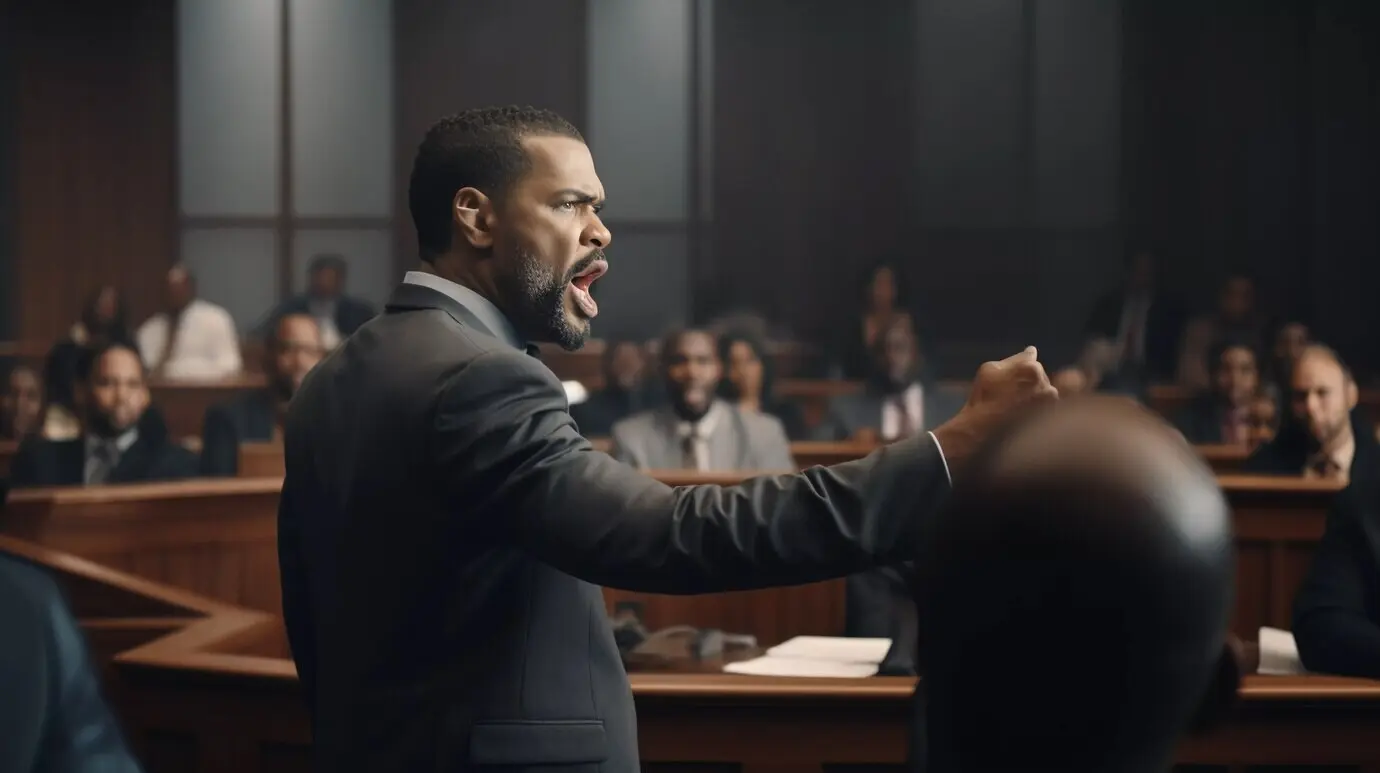 Fotorealistische Feier zum Tag des Anwalts